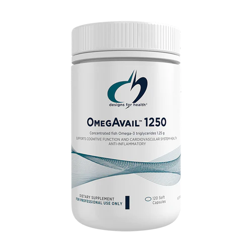 Designs for Health OmegAvail 1250 120 caps fish oil