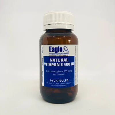 Natural Vitamin E 500 IU 60 Capsules