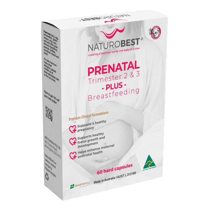 Prenatal Trimester 2 & 3 plus breastfeeding 60 Caps