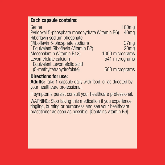 Metagen Activated B's & Folate 60 Capsules (formly Metagen Methyl-Active 60 VegeCaps)