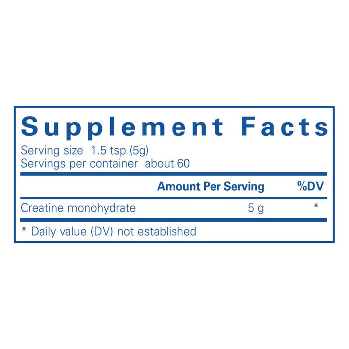 Pure Encapsulations Creatine 315g ingredients