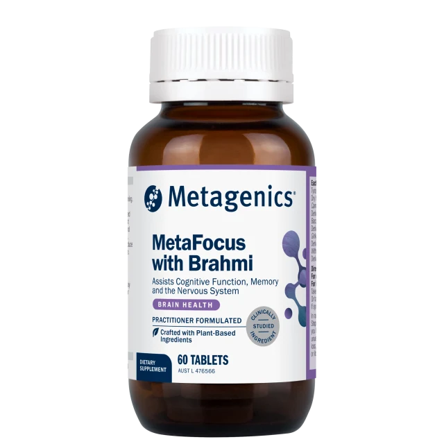 MetaFocus with Brahmi  60 Tablets -To Assist Cognitive Function, Memory And The Nervous System.