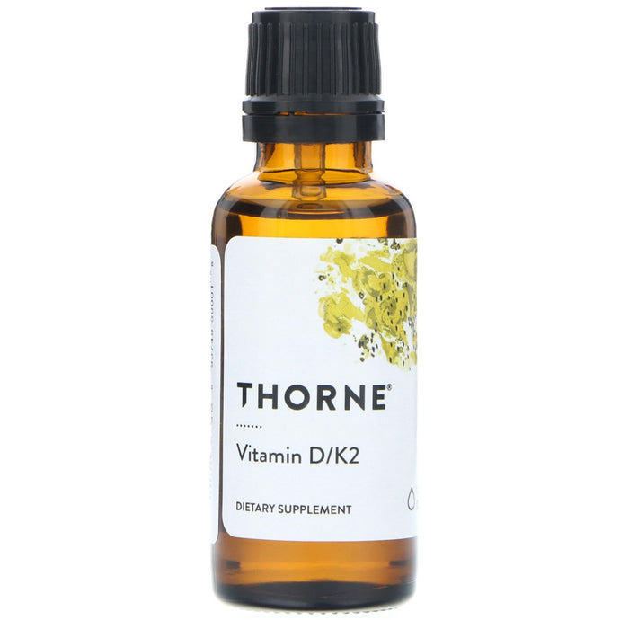 Thorne Vitamin D & Vitamin K2 30 ml liquid