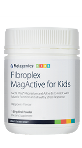 Fibroplex MagActive Kids Raspberry Flavour 120g Oral Powder