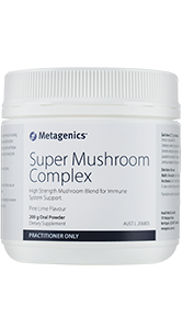 Metagenics Super Mushroom Complex Pine Lime flavour 200g