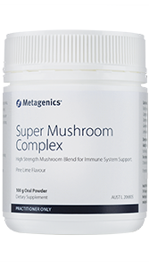 Metagenics Super Mushroom Complex Pine Lime flavour 100g