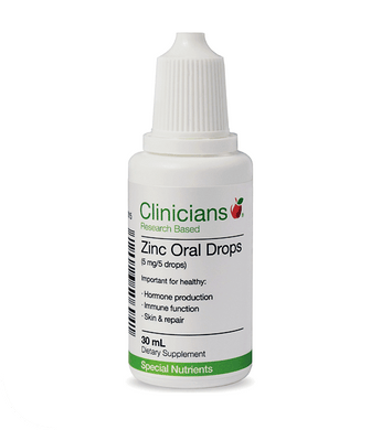 Clinicians Zinc Oral Drops (1mg/drop)