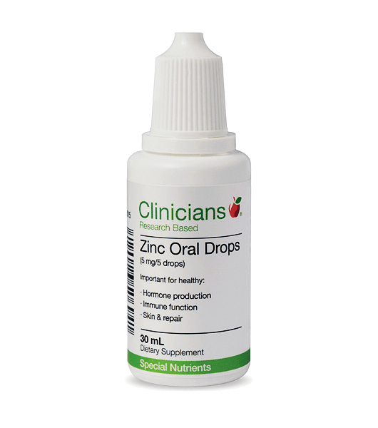 Clinicians Zinc Oral Drops (1mg/drop)