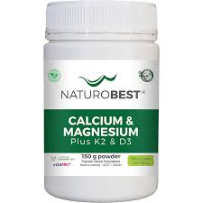 NaturoBest NaturoBest Calcium & Magnesium Plus K2 & D3 150 gms