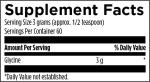 Design for Health Glycine Powder 180 grams ingredients