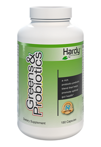 Hardys Nutritionals Greens & Probiotics 180 caps