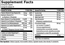 Load image into Gallery viewer, Designs for Health Mitochondrial NRG™ 120 caps ingredients
