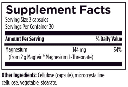 Designs for Health NeuroMag 90 caps ingredient list