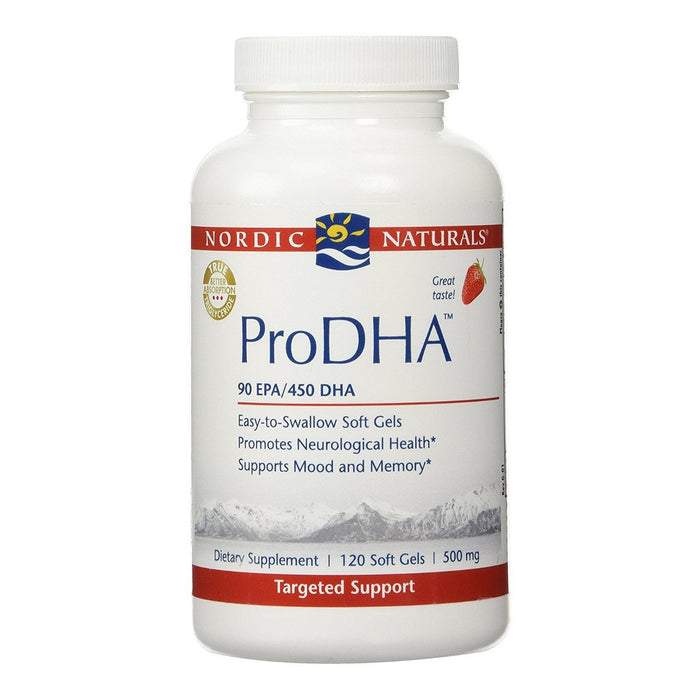 Nordic Naturals ProDHA Strawberry Flavour 120 caps